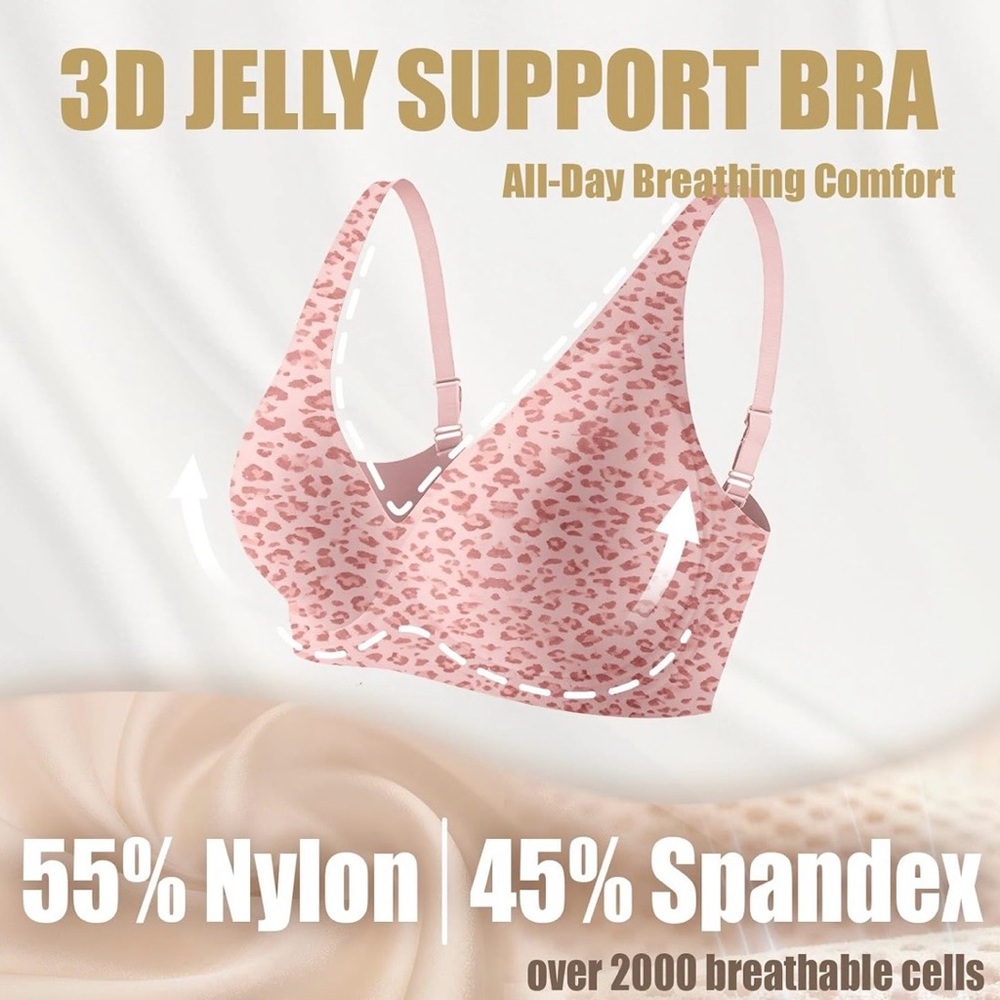 Amazon Brown Leopard Print Bra - image 7